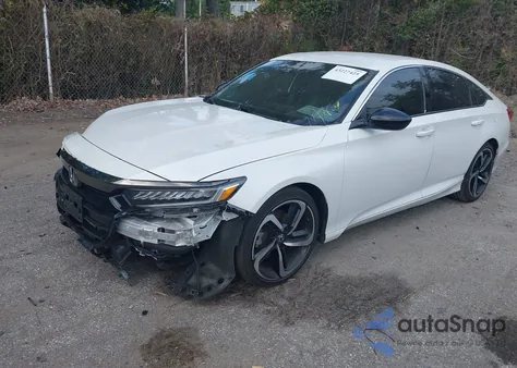 2021 Honda Accord Sport из США, поврежденный, VIN 1HGCV1F3XMA098607